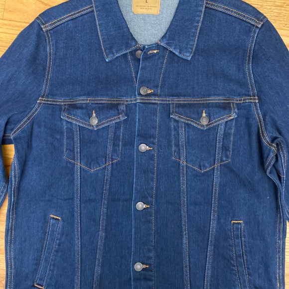THREADFAST UNISEX NEW WITHOUT TAGS CLASSIC DENIM JACKET - Picture 2 of 4